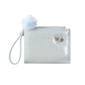 Mini Plush Ball Bowknot PU Coin Purse 6S10BWB137