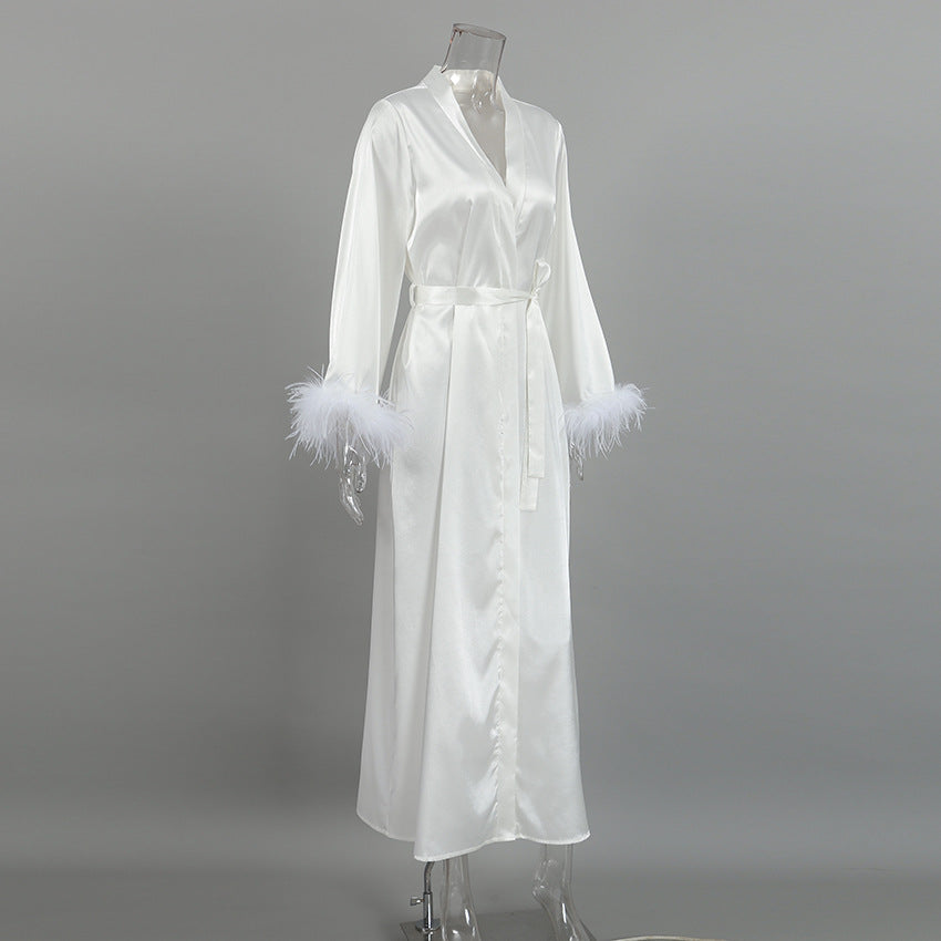 Sexy Feather Waist Tie Dress - DippedShop Wholesale - #5987