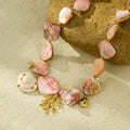 Geometric Shell Necklace - DippedShop Wholesale - #1507