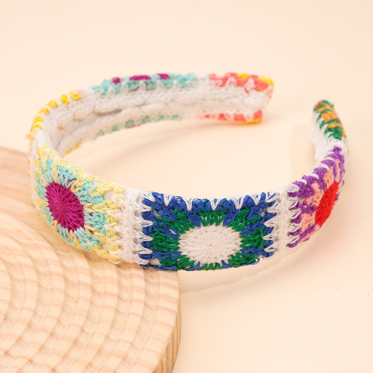 Crochet Flower Head Band - DippedShop Wholesale - #5667