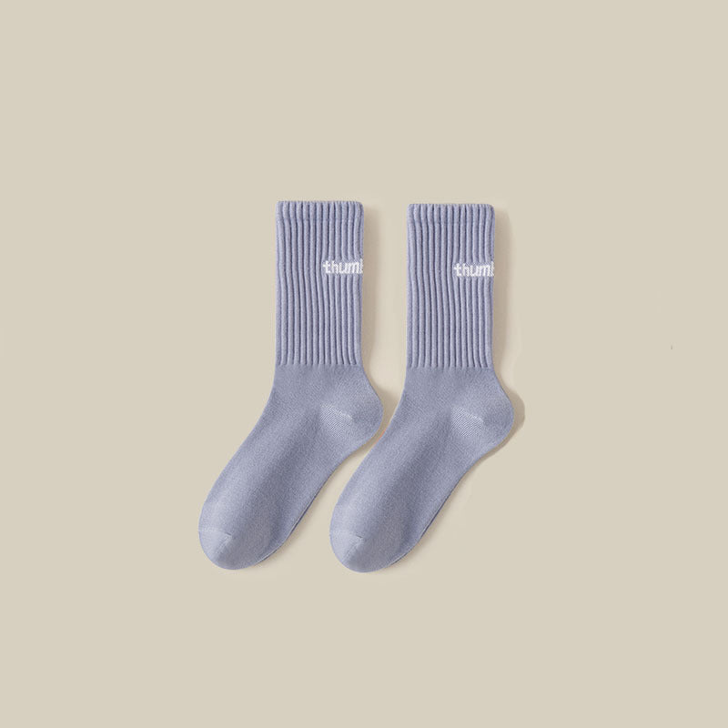 Solid Color Soft Socks - DippedShop Wholesale - #7139