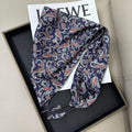 Floral Print Silk Scarf - DippedShop Wholesale - #5731
