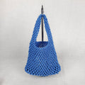 Solid Color Hollow Out Woven Handbag MK2BLW6W10BBG931