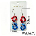 Retro Butterfly Pendant Rhinestones Hook Earring 8ZA6JER194L