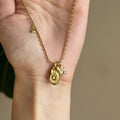Danity Gold Plated Sea Conch Choker Necklace 6W6JNC379L
