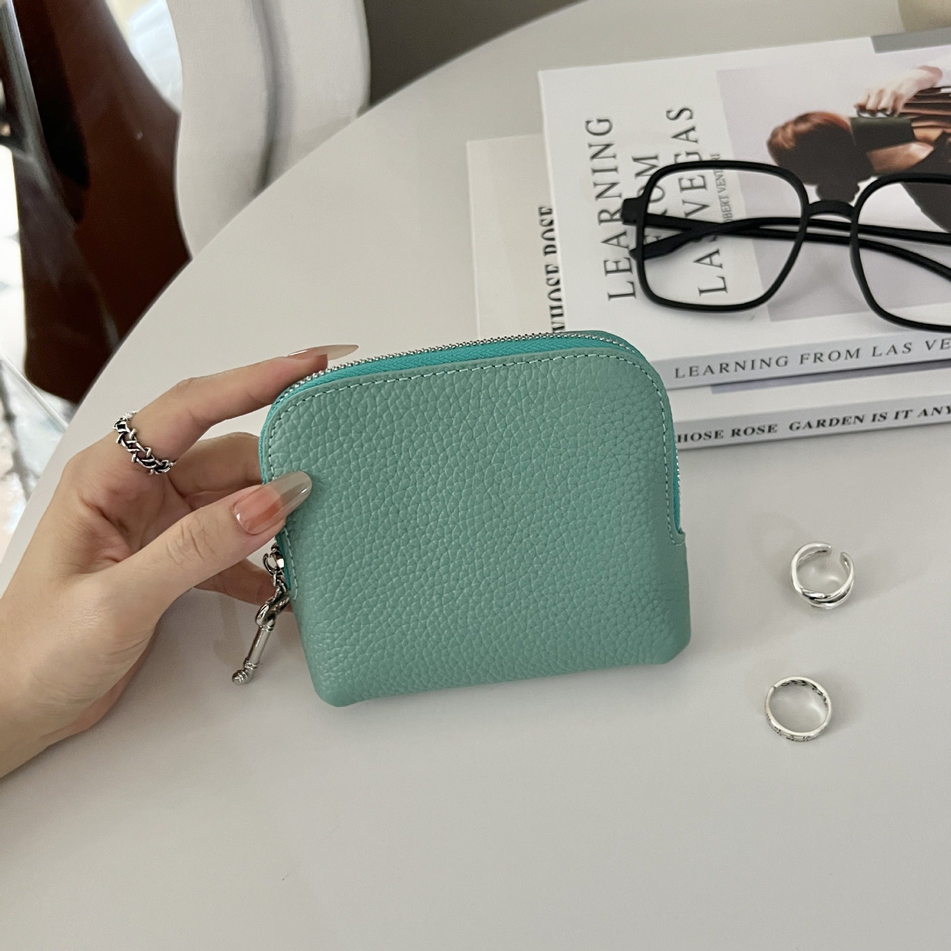 Simple Mini Solid Color Portable Jewelry Case 6W13HSJ104
