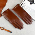 Leather Fleece Lined Gloves - DippedShop Wholesale - #3891