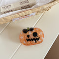 Cute Pumpkin Ghost Halloween Hair Claw 6W6HCP1323