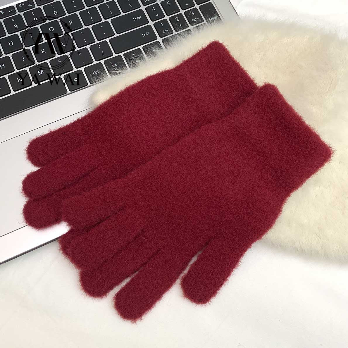 Knit Thermal Winter Gloves - DippedShop Wholesale - #1235