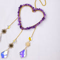 Crystal Heart Suncatcher - DippedShop Wholesale - #2227