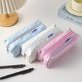 Solid Color Large Capacity Portable Pencil Case 6S10BOB1049