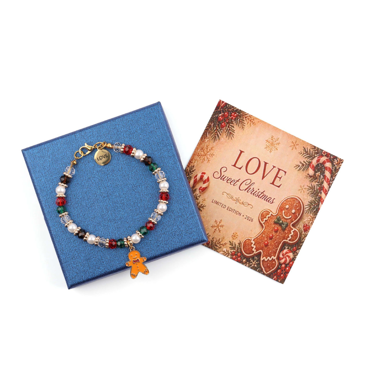 Cardinal Pendant Beaded Bracelet - DippedShop Wholesale - #8483
