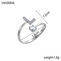 Simple Gold Plated Rhinestone - DippedShop Wholesale - #4483