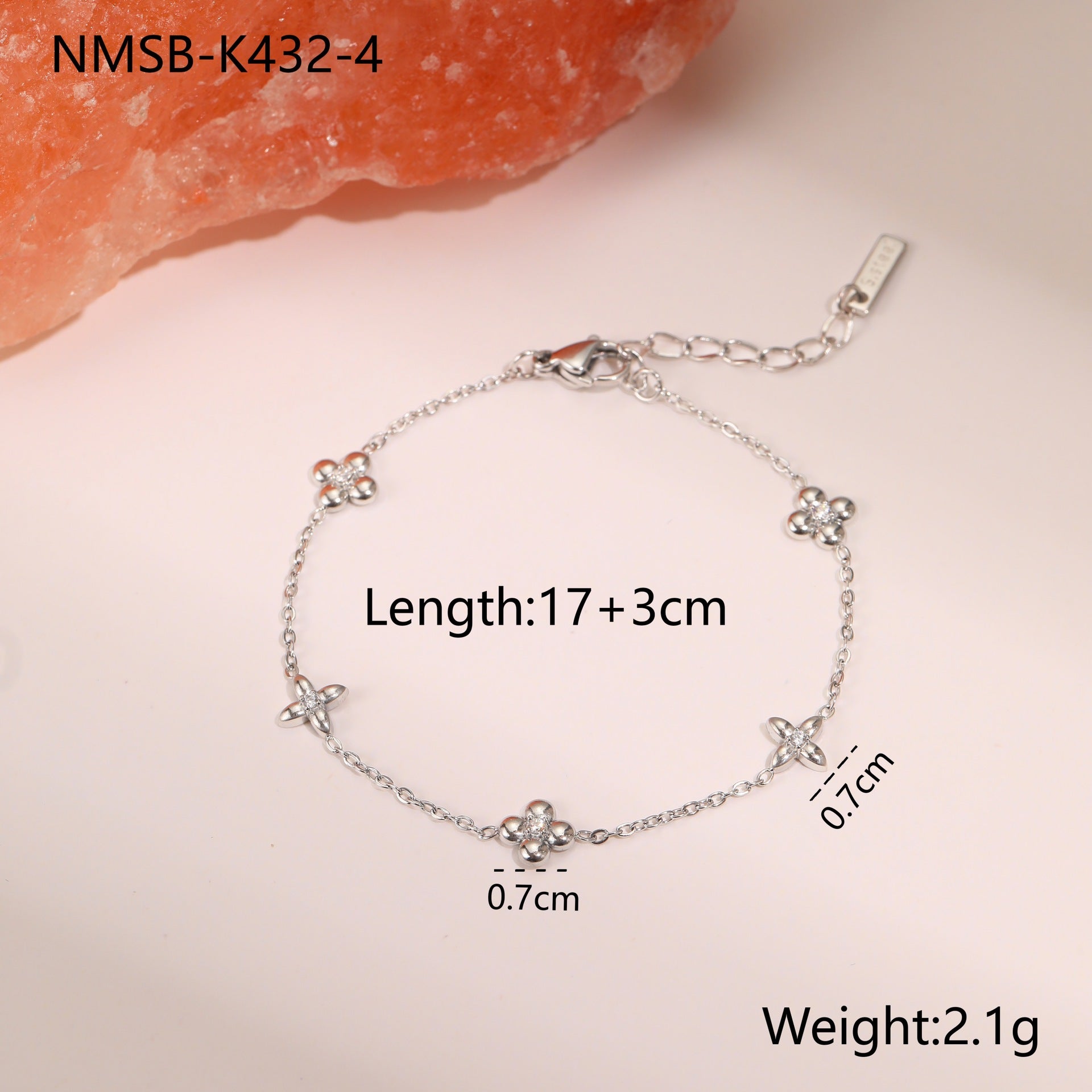Delicate Gold-Tone Zircon Star - DippedShop Wholesale - #4691