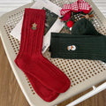 Cable Knit Crew Socks - DippedShop Wholesale - #8563