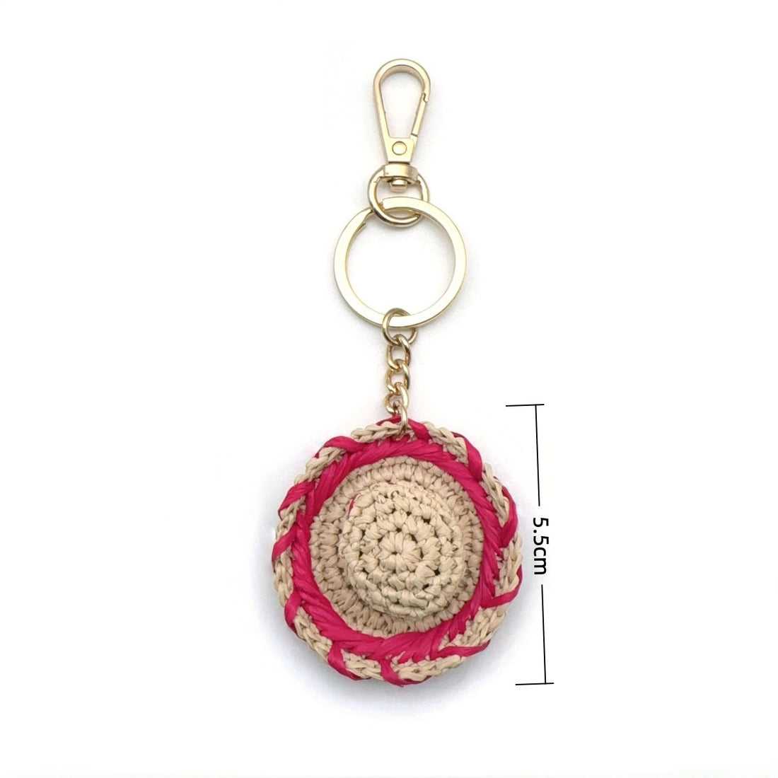 Mini Straw Hat Keychain - DippedShop Wholesale - #5555
