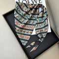 Cashew Print Silk Scarf - DippedShop Wholesale - #8147