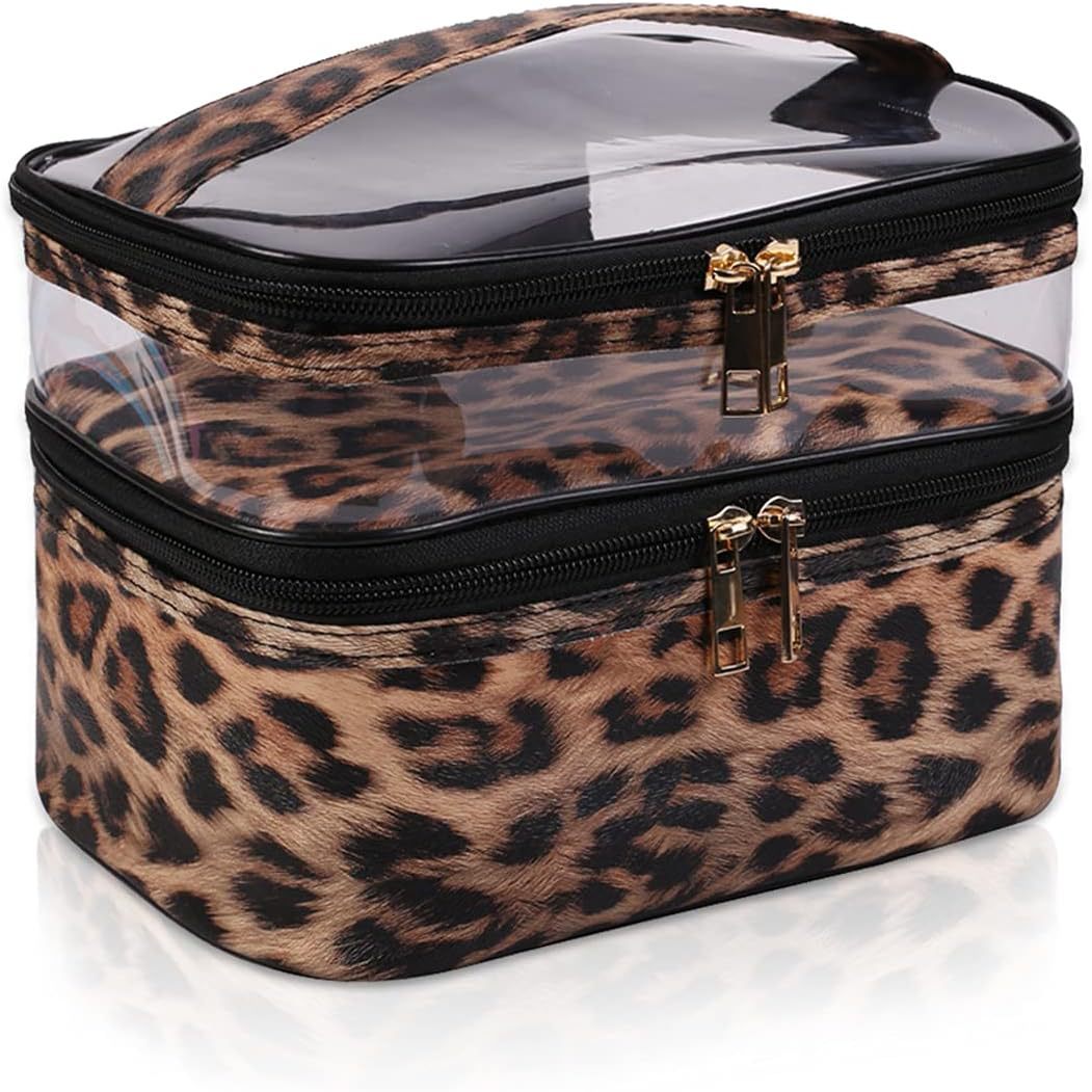 Waterproof Leopard Print Makeup Bag - DippedShop Wholesale - #3203