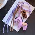 Cute PU House Pendant Keychain Bag Charm 6W10BBC370