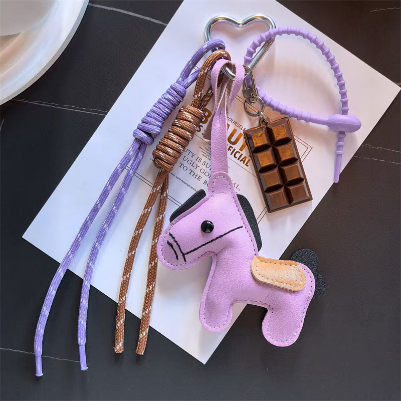 Cute PU House Pendant Keychain Bag Charm 6W10BBC370