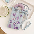 Cute Cartoon Print Knit Crossbody - DippedShop Wholesale - #0691