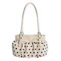 Fresh Polka Dots Bowknot Ruffled Underarm Bag 6W10BBG1381