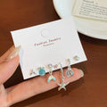 Sea Shell Stud Earrings - DippedShop Wholesale - #1155