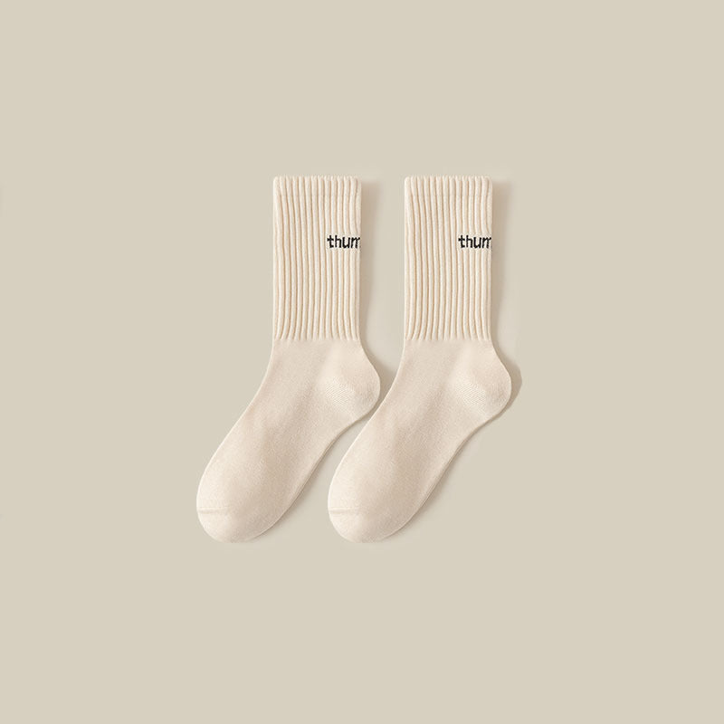 Solid Color Soft Socks - DippedShop Wholesale - #1603