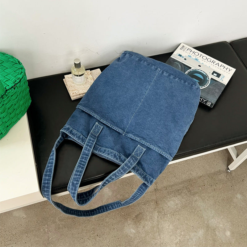Vintage Washed Distressed Canvas Shoulder Bag 6W10BBG2499