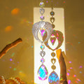 Crystal Prisms Angel Wings Wind Chime Suncatcher 6H7HLS200