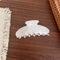 Elegant Marble Textured Acetate Hair Claw 6W6HCP1635