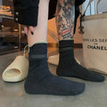 Back-Slit Crew Socks - DippedShop Wholesale - #0931