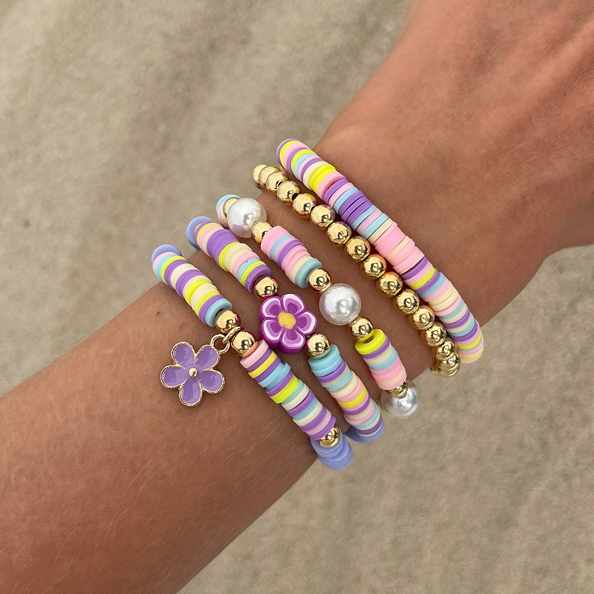 Trendy Boho-Style Colorful Bea - DippedShop Wholesale - #5059