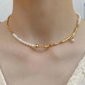 Pearl Chain Choker - DippedShop Wholesale - #5891