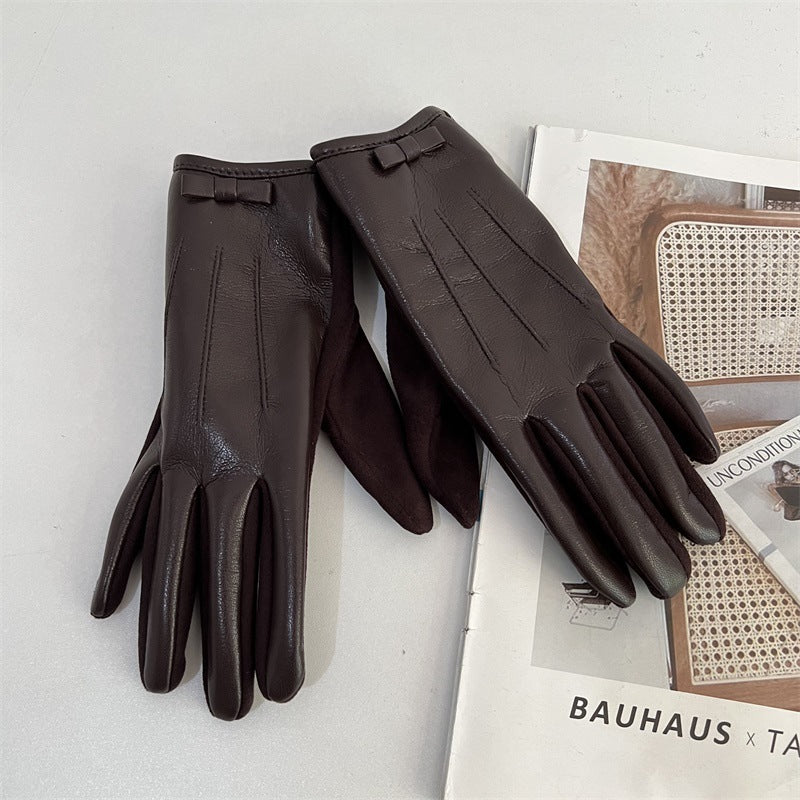 Simple PU Leather Windproof Warm - DippedShop Wholesale - #9667