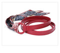 Faux Leather Silk Scarf Belt - DippedShop Wholesale - #4403