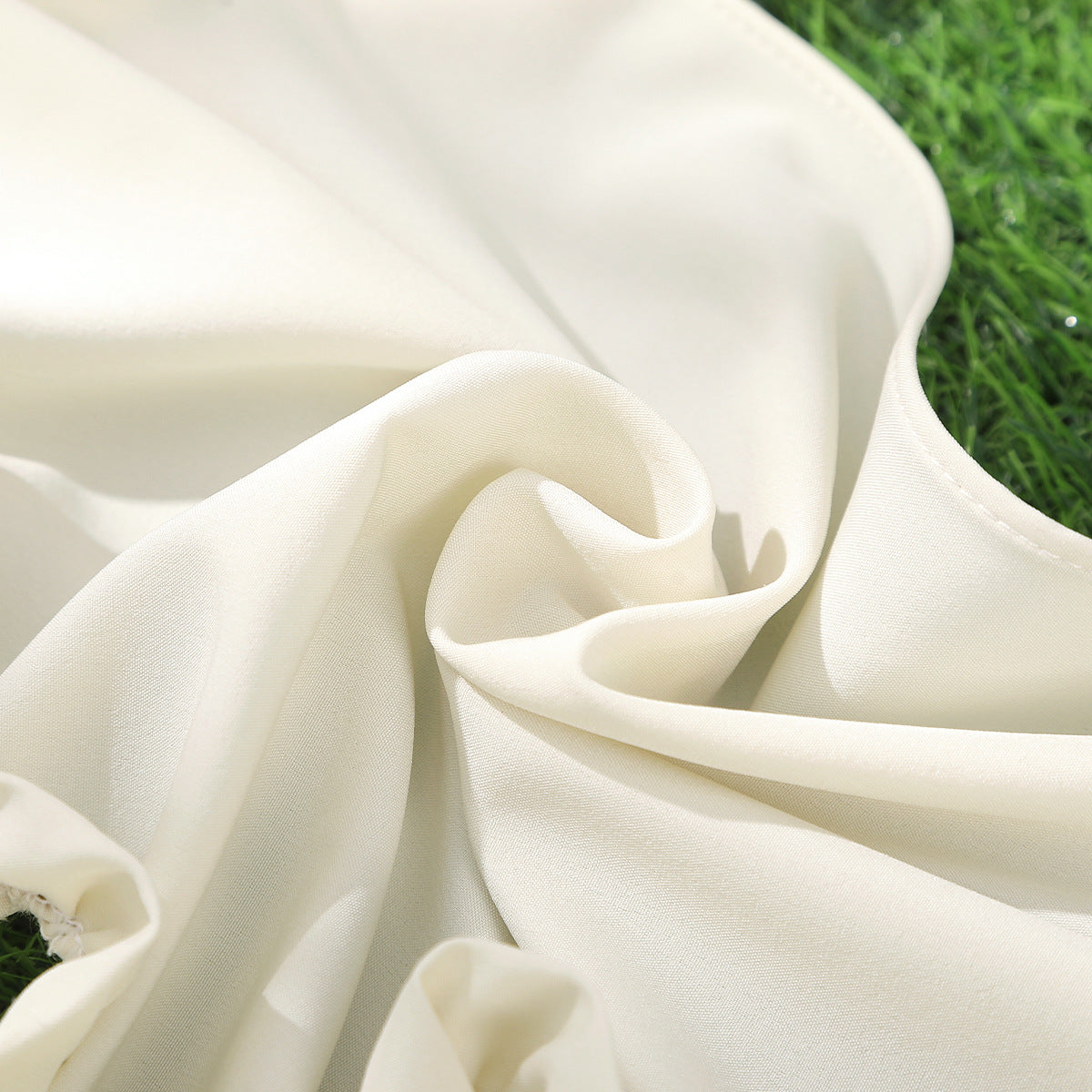 Fashion Solid Color Ruffled Trim Triangle Headscarf MK2BK6W6HHS13