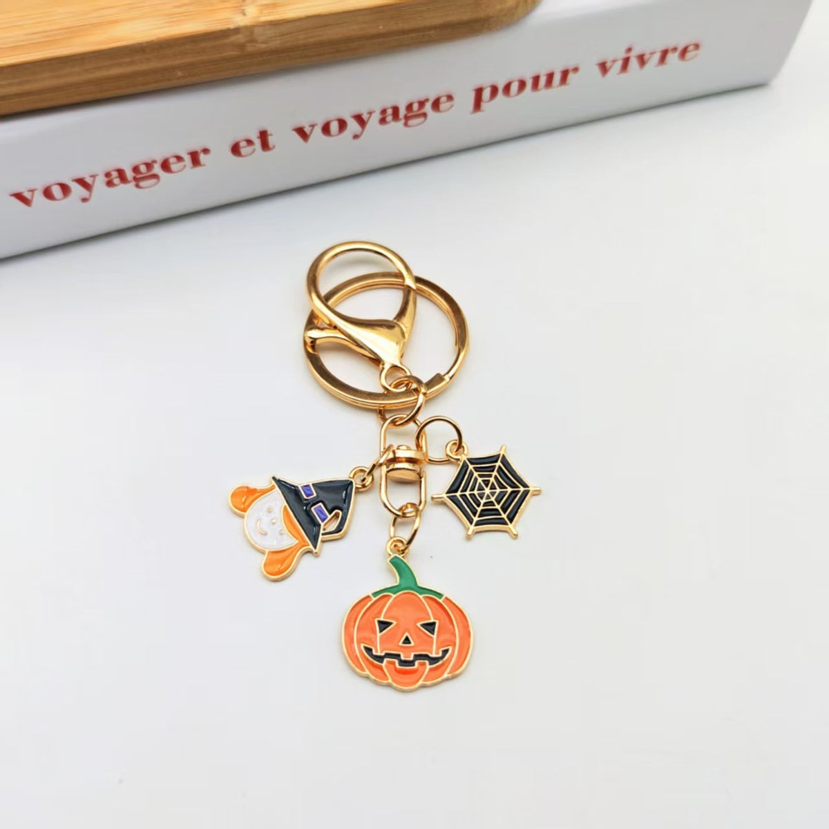Cartoon Enamel Keychain - DippedShop Wholesale - #5619