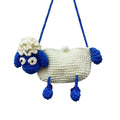 Cute Cartoon Lamb Hand-Crochet Crossbody Bag MK2CCR6W10BBG424