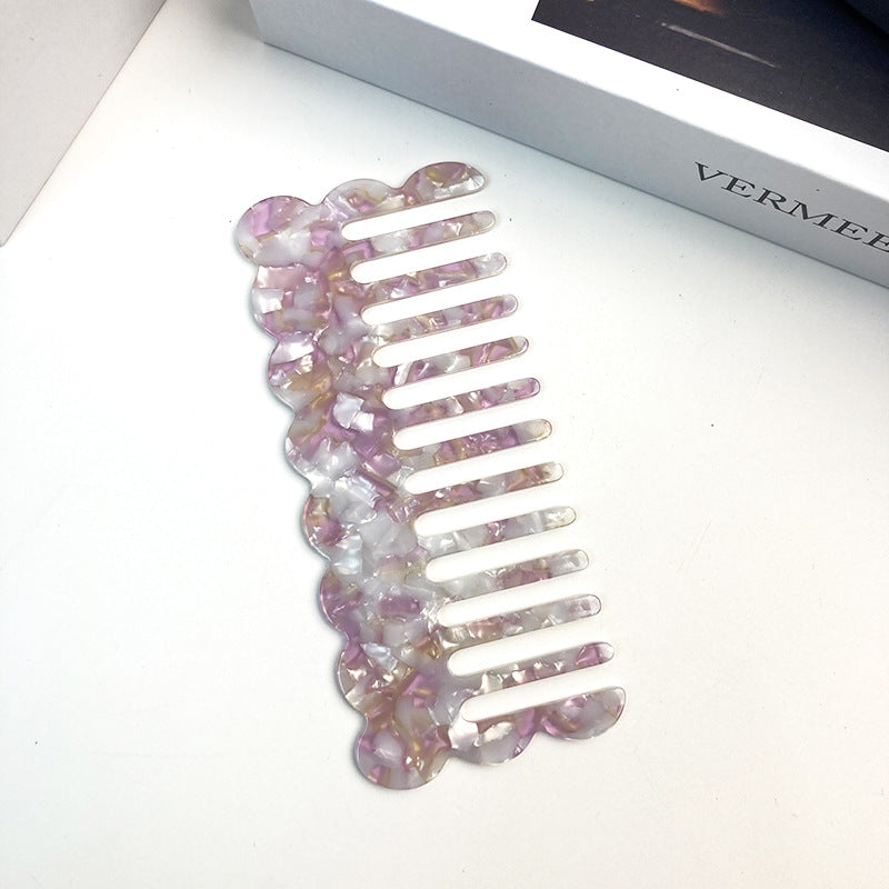 Simple Square Acetate Hair Combs MK2PPM6CT5CB40