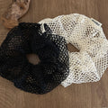 Vintage Hollow Out Knitted Fishnet Beach Scrunchies MK2BW6W6HSR47