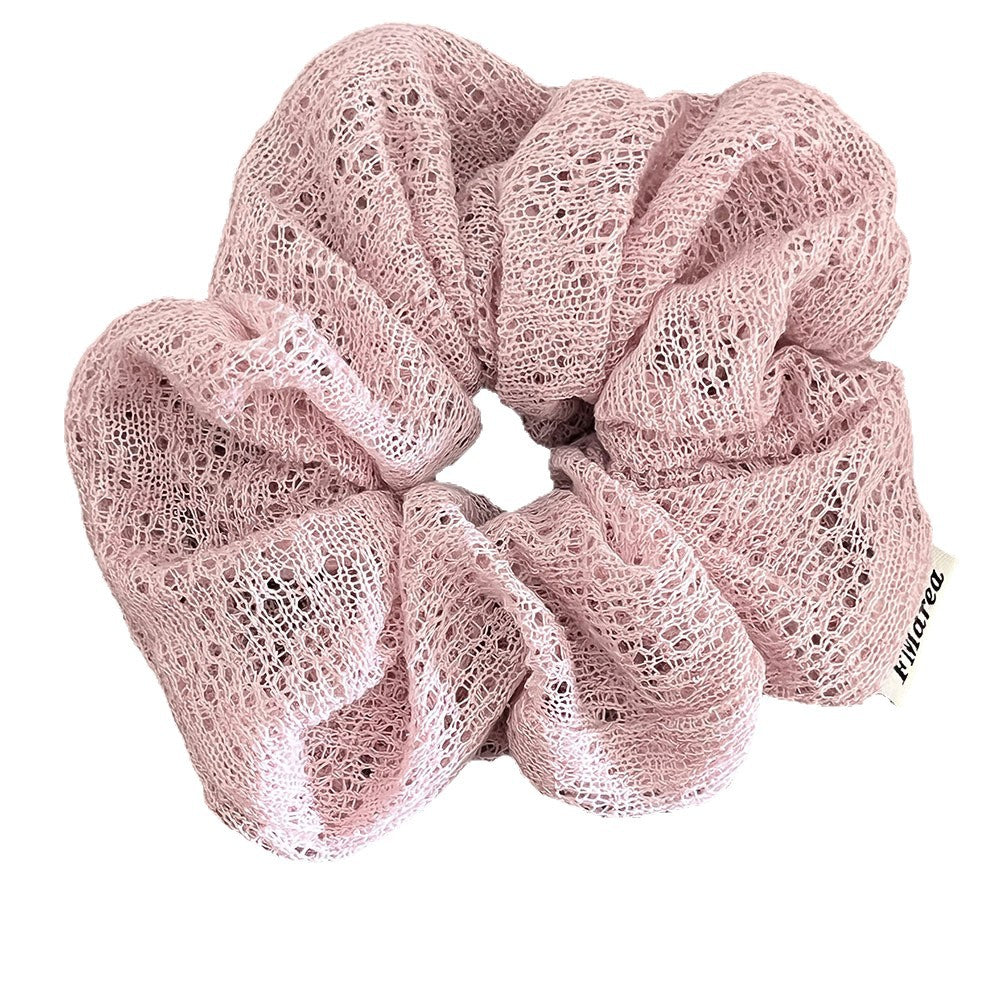 Minimalist Solid Color Hollow Lace Hair Scrunchies MK2BW6W6HSR51