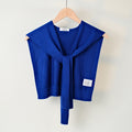 Casual Solid Color Sweater Knit Shawl Wrap 6W6NSC61