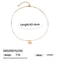 Gold Plated Geometric Pendant Necklace - DippedShop Wholesale - #8435