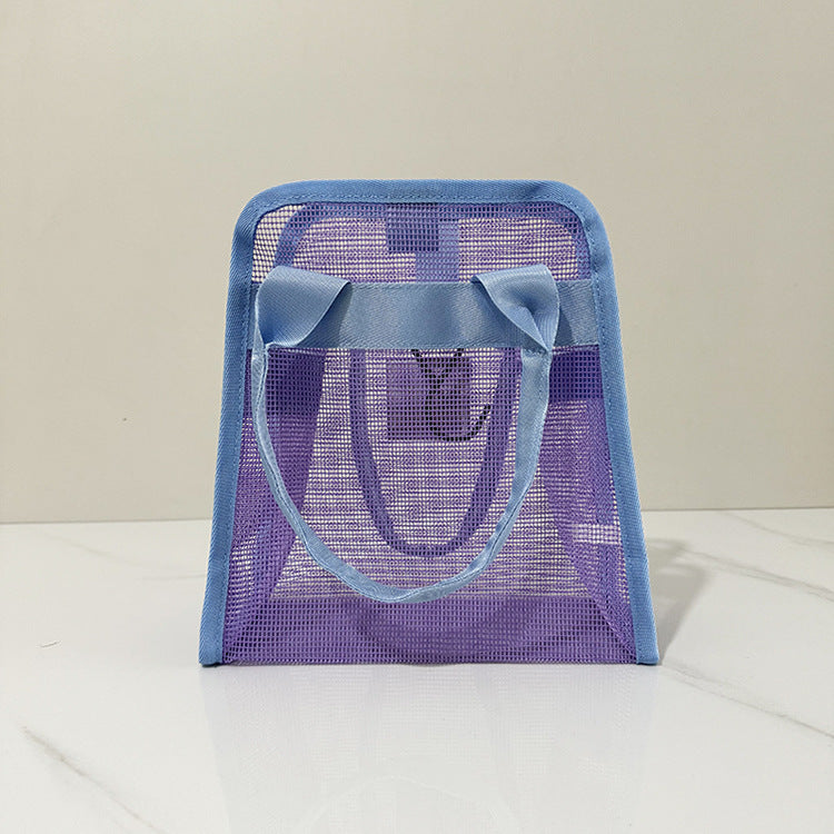 Trendy Hollow Out Mesh Travel Storage Bag 8BW6BOB98L