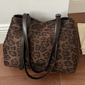 Trendy Leopard Print Large Capacity Underarm Bag 6W10BBG2509