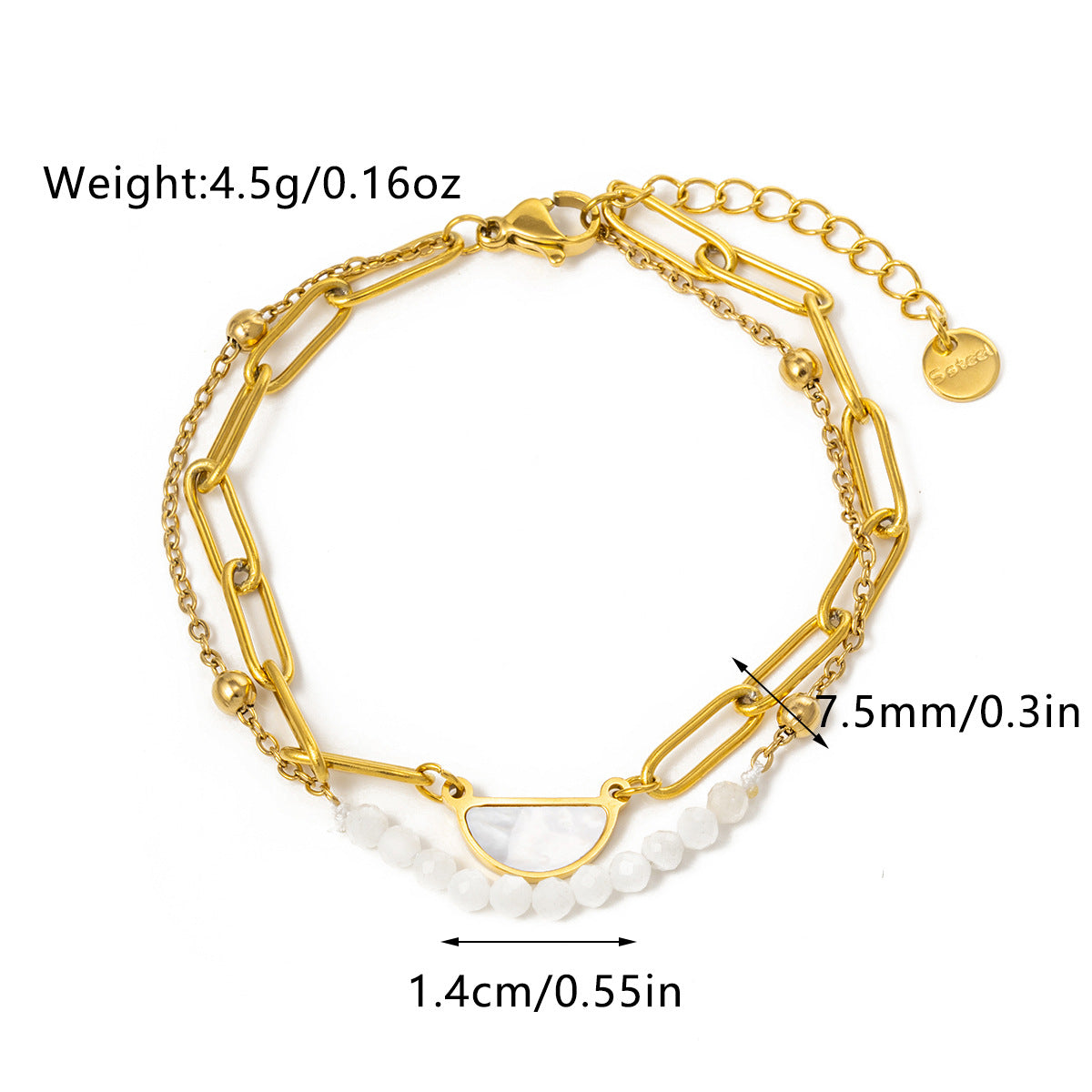 Retro Starfish Shell Charm Lin - DippedShop Wholesale - #9059