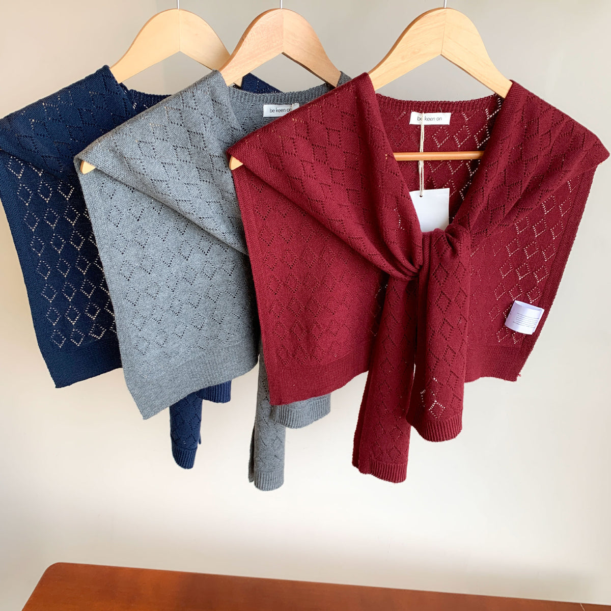 Knit Shawl Wrap - DippedShop Wholesale - #7363