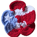 Sweet Handmade Crochet Flower Hair Clip 8AS6HCP394L
