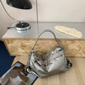 Solid Color PU Shoulder Bags - DippedShop Wholesale - #7011